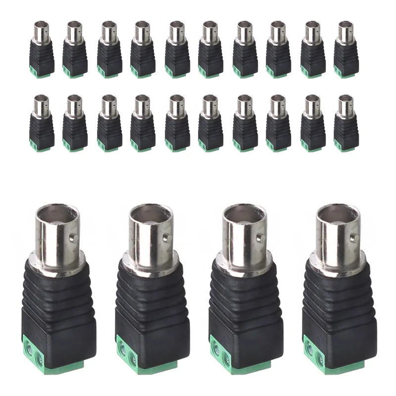 Разъем BNC для камеры видеонаблюдения 5/20/100 шт