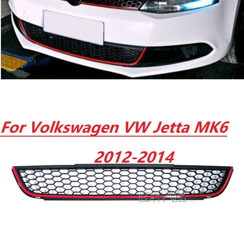 

Front bumper honeycomb lower grille For Volkswagen VW Jetta MK6 2012-2014