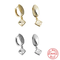 100real 925 sterling silver star drop earrings for women personality luxury strendy metal wind ear buckle fashion jewelry gift