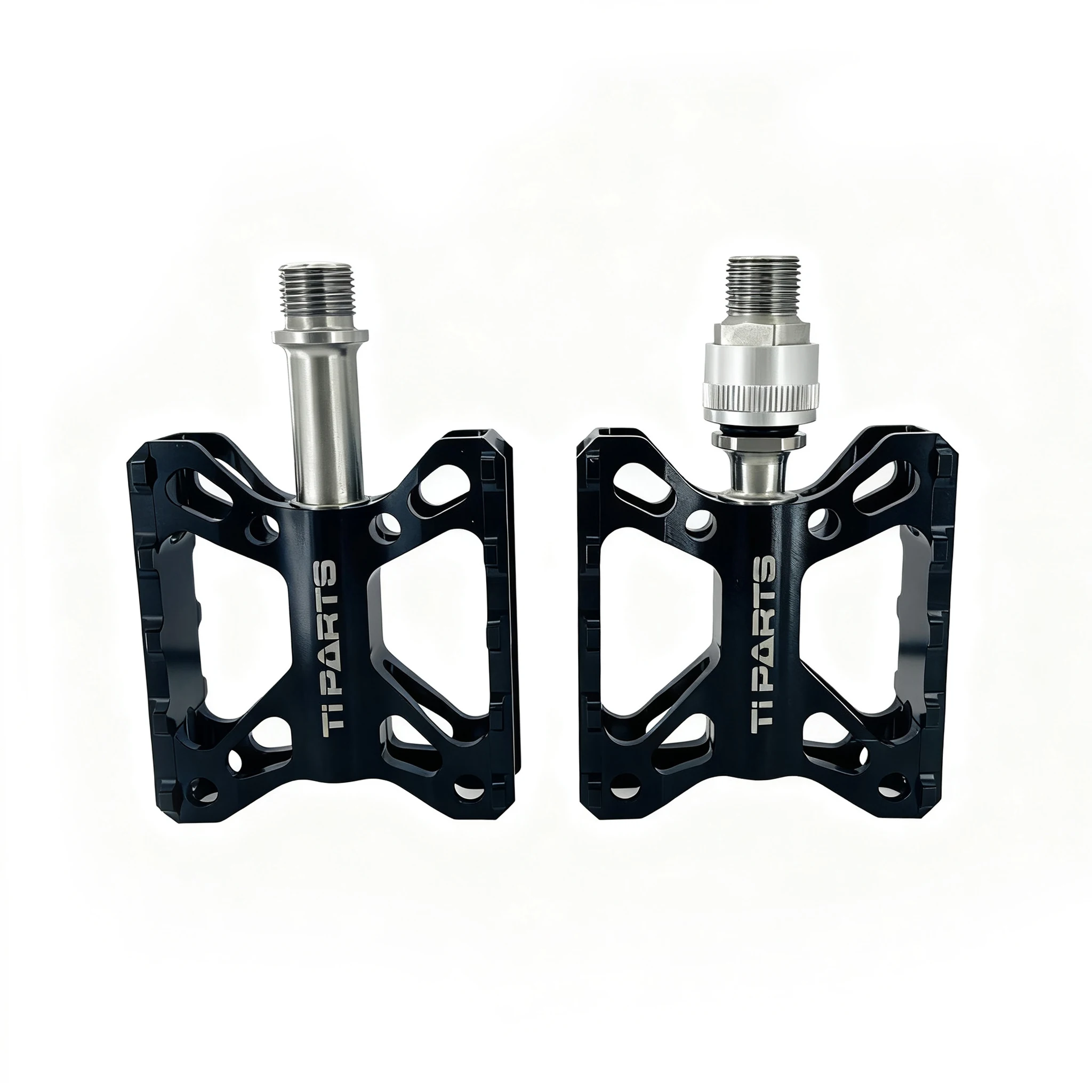 Фото Педали TIPARTS Double-X из алюминиевого сплава для складных велосипедов Brompton, шоссейных велосипедов, легкие велосипедные педали. №2