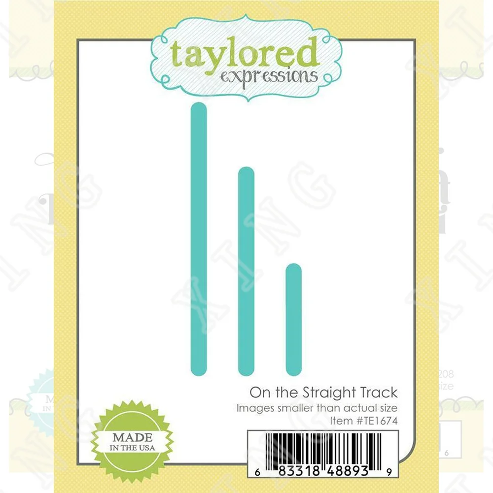 

On the Straight Track Metal Cutting Die Scrapbook Embossed Paper Card Album Craft Template Moulds Stencils New for 2022 Arrival