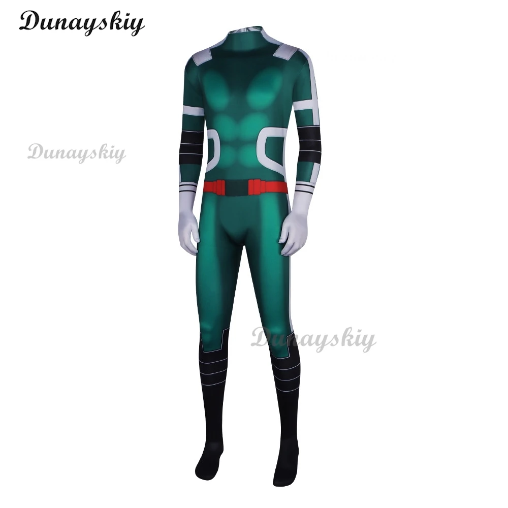 Костюм для косплея Midoriya Izuku Deku в стиле аниме ботинки обувь парик унисекс комплект