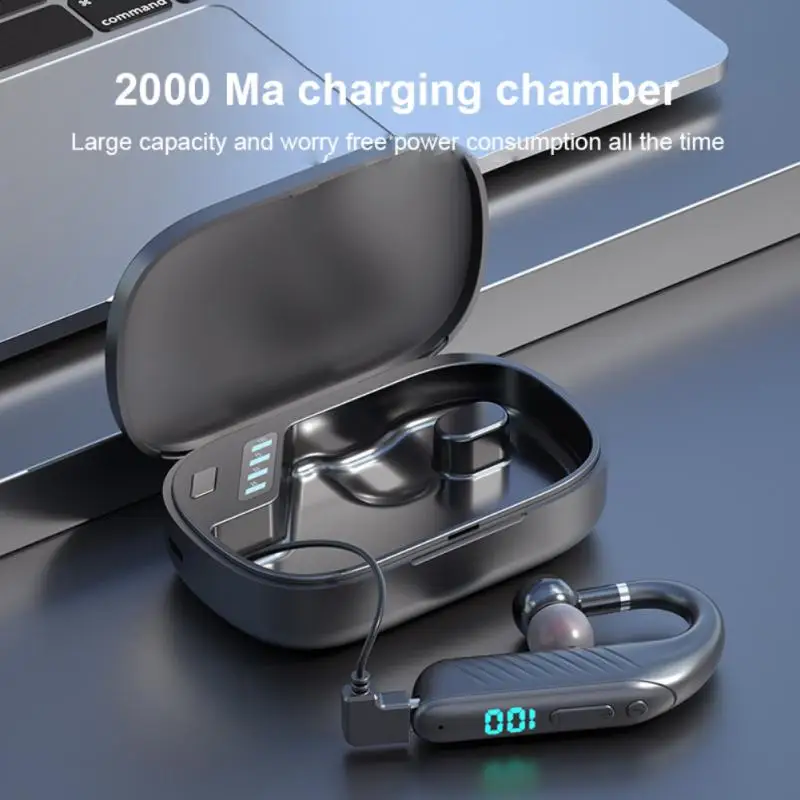 

For Driving Business Headset Hd Call With Charging Box Sport Headphone Handsfree Wireless Earphone Tws Earbuds With Microphone