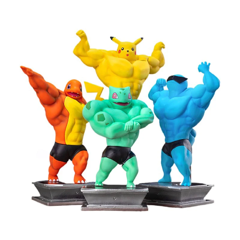 

6 Styles Pokemon TAKARA TOMY Pikachu Dragonite Snorlax Lapras Gengar Umbreon Figure Figma Statue Figurine Children Toy Kids Gift