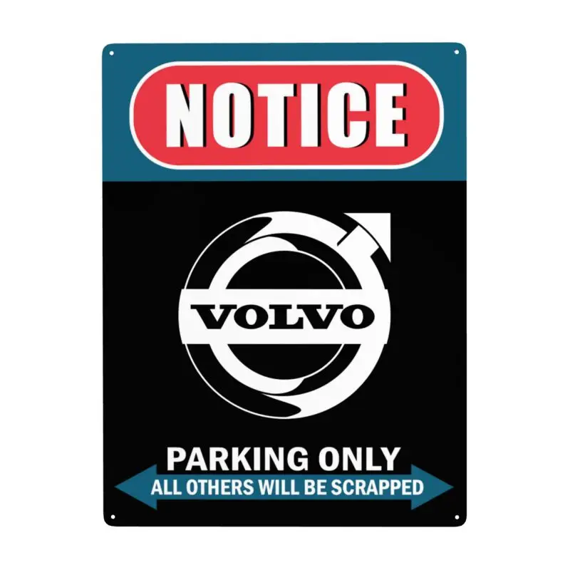 

Volvo Art Metal Iron Sign Poster Plaque Bar Pub Club Cafe Home Plate For Wall Decor Art