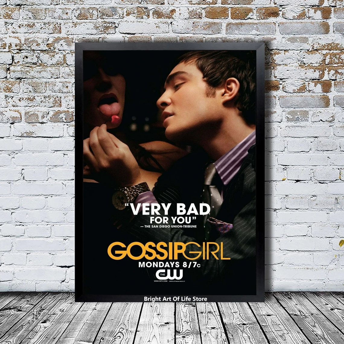 Постер Сплетницы Звездный актер ТВ сериал холст постер фотопечать настенная