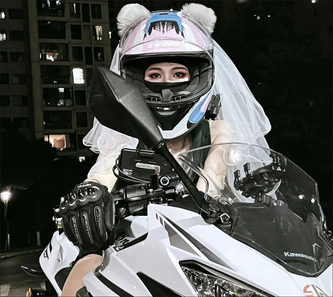 

Аксессуары для шлема вуаль аксессуары для мотоцикла декоративные аксессуары для мотоцикла Свадебный бант персонализированные модифицированные аксессуары для женщин