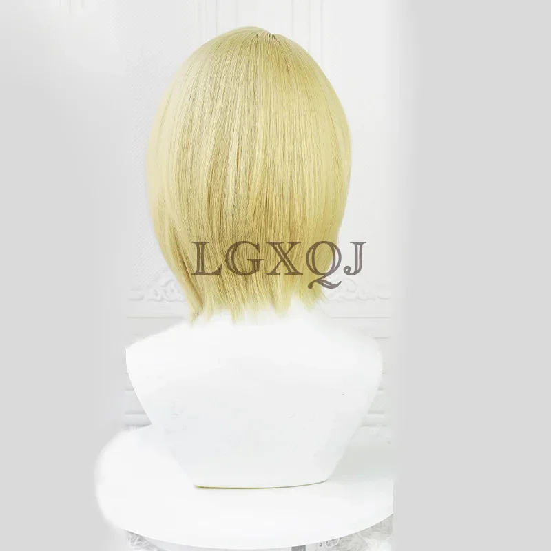 Новый аниме HUNTER×HUNTER Kurapika Kurta парик для косплея 34 см золотые парики термостойкие