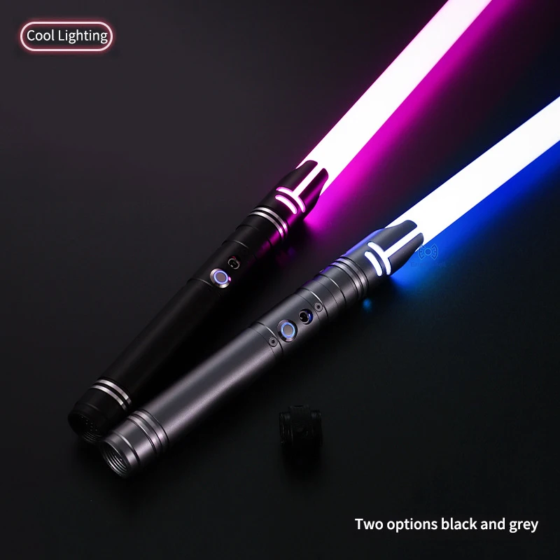 Фото RGB световой меч с металлической ручкой, лазерный меч для детей, игрушки, световой меч, 14 цветов, смена детей, звуковые шрифты Force FX FOC Blaster Toys №1
