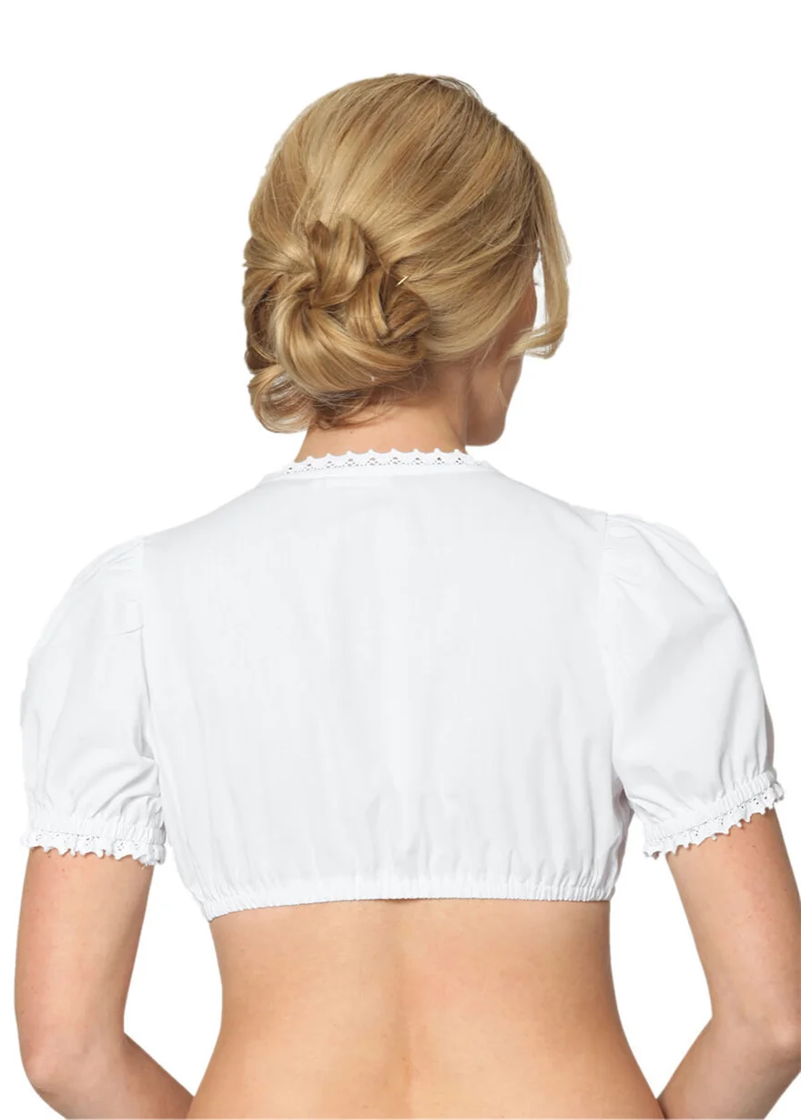 Женские блузки Сексуальная кружевная блузка с коротким рукавом Barmaid Dirndl топы