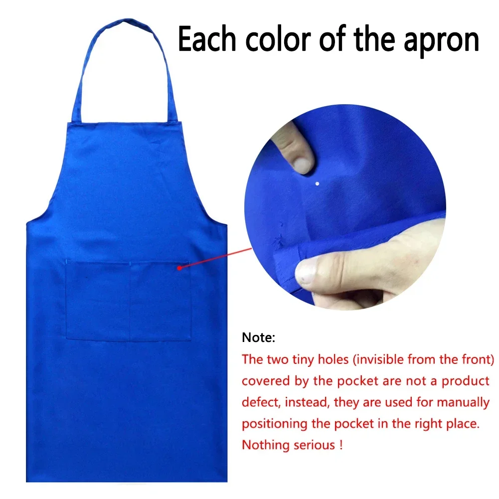 Фартук без рукавов из смеси хлопка полиэстера черный красный кофейный оранжевый