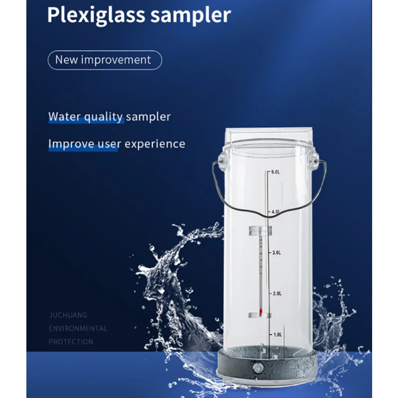 

Durable Portable Water PLEXIGLASS Sampler Equipment with water-collecting bottle body 1000ML 2500mL 5000ML