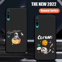space astronaut cartoon cute silicone cover for huawei honor 8 lite 8c 9x 9 10 lite 20 pro v20 10i 20i 30 pro 30s phone case