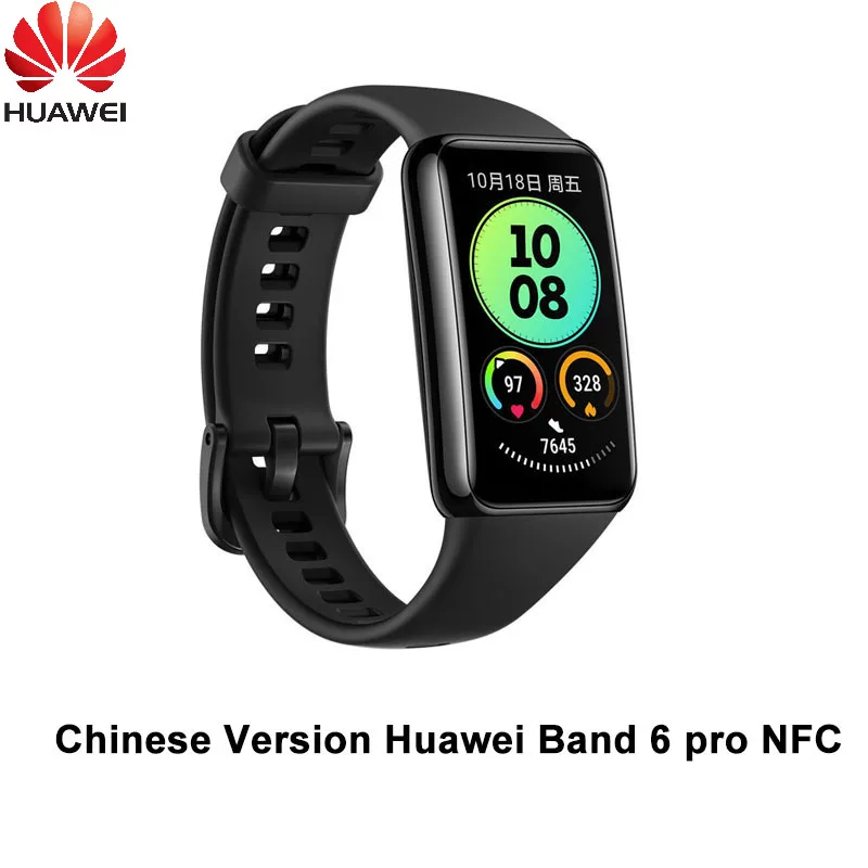 

Смарт-браслет Huawei Band 6, пульсометр, BT 5,0, мониторинг сна, Водонепроницаемый Фитнес-трекер для мужчин и женщин