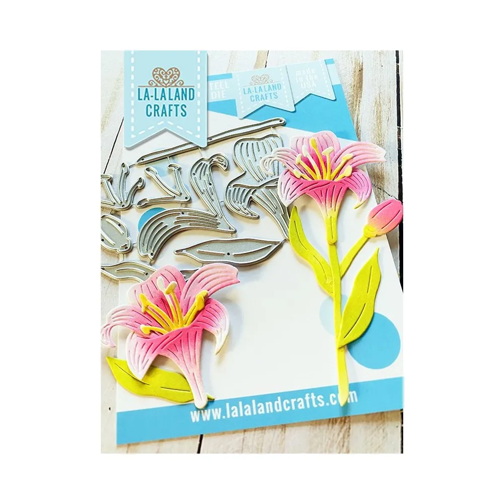 

Side Lily Metal Cutting Dies For Diy Scrapbooking Crafts Dies Cut Stencils Maker Photo Album Template Handmade Decoration