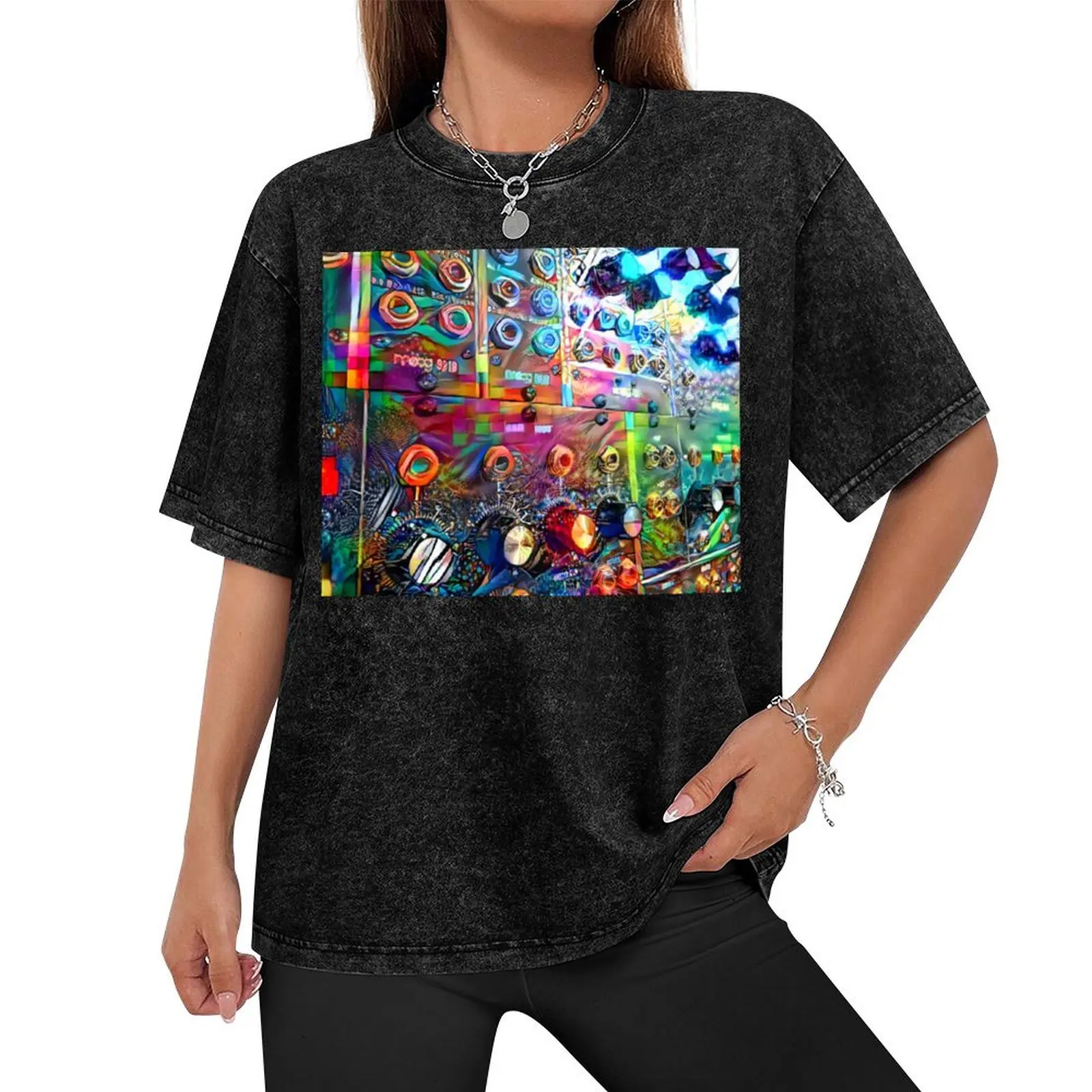 Модуль синтезатора — футболка с музыкальным двигателем Disco Synthpop 70-х и 80-х новое