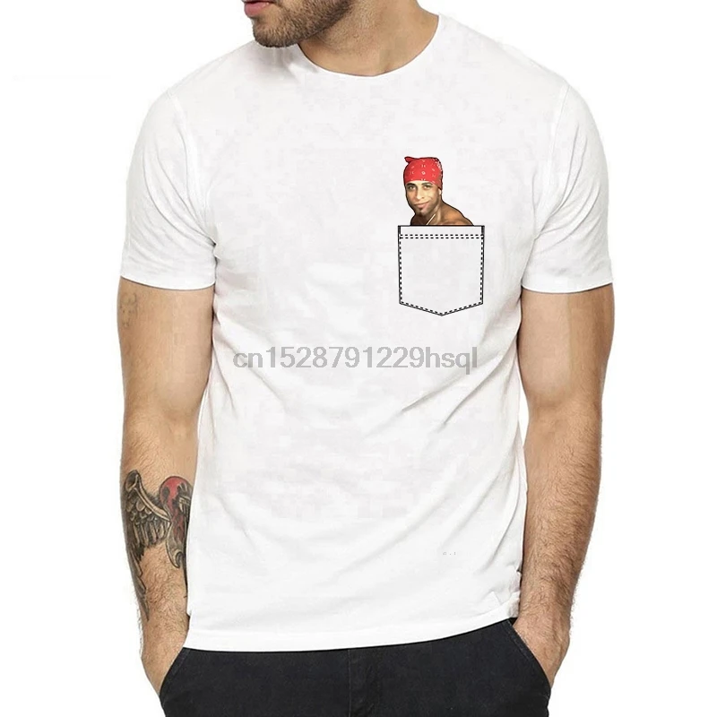 Смешная футболка в японском стиле с карманом из хлопка принтом Vaporwave Харадзюку