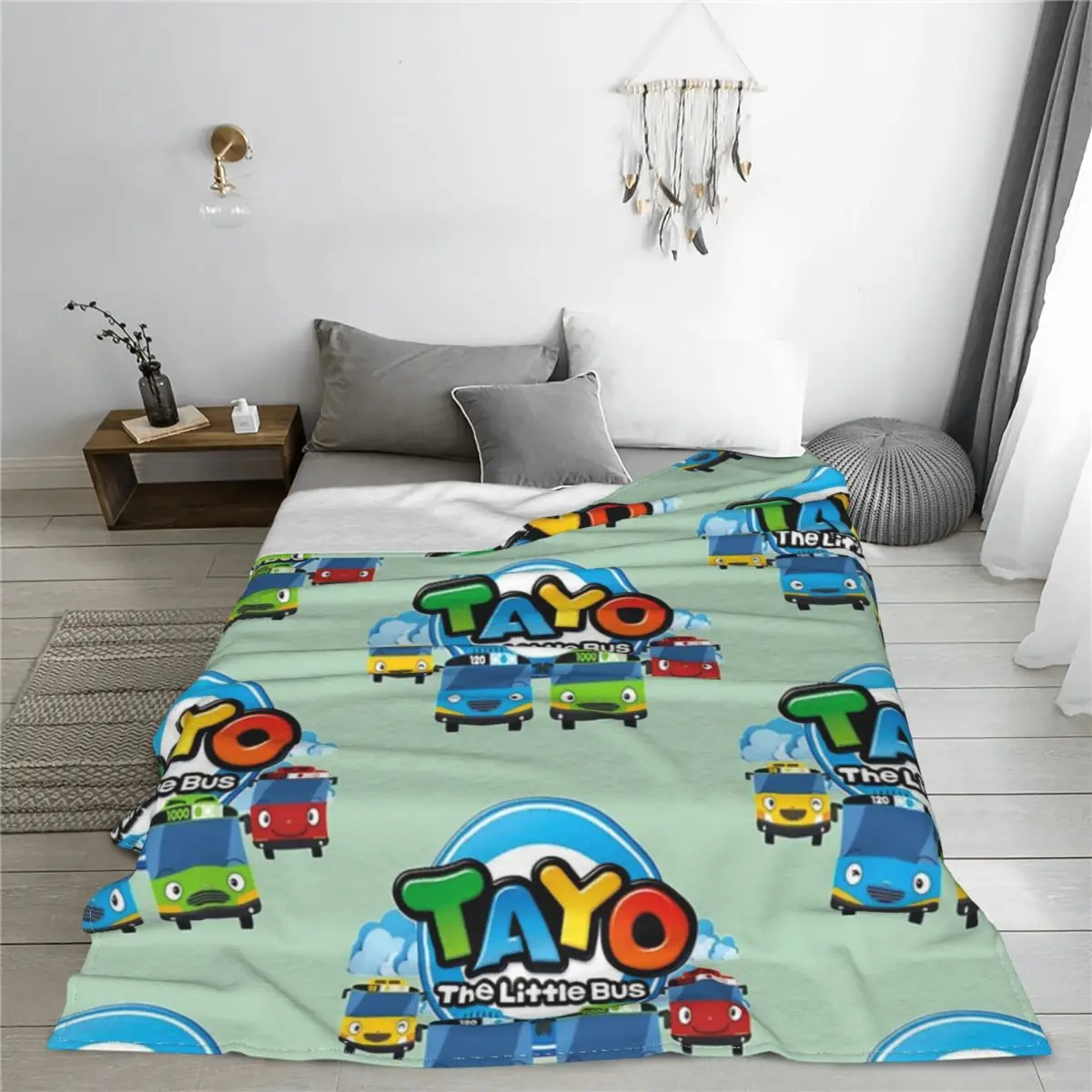 Tayo And Friends одеяло покрывало на кровать гостиная покрывала в эстетике