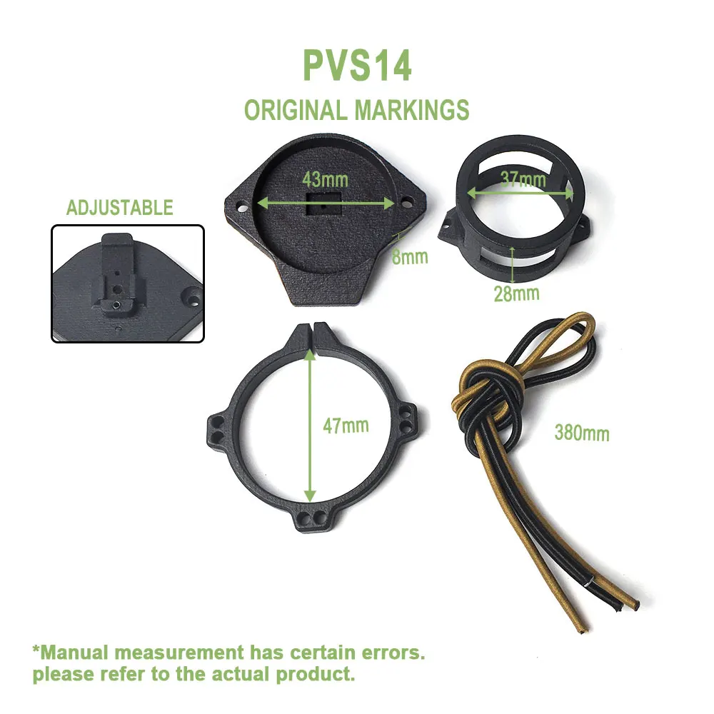 SOTAC тактическое оружие защитная крышка для ACOG PVS14 калибр 50/40 мм аксессуары прицела