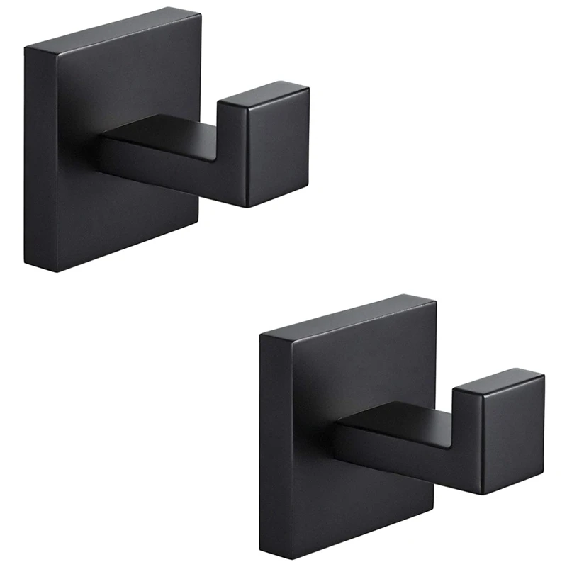 

Крючки для полотенец, квадратный крючок из матового никеля, из нержавеющей стали SUS304, для ванной, пальто, одежды, вешалка для одежды, настенн...