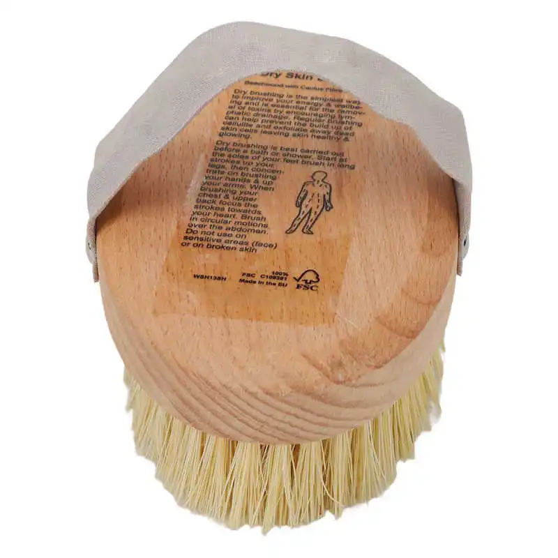 

Dry Body Brushes Shower Brush Odorless Beech Wood for Salon