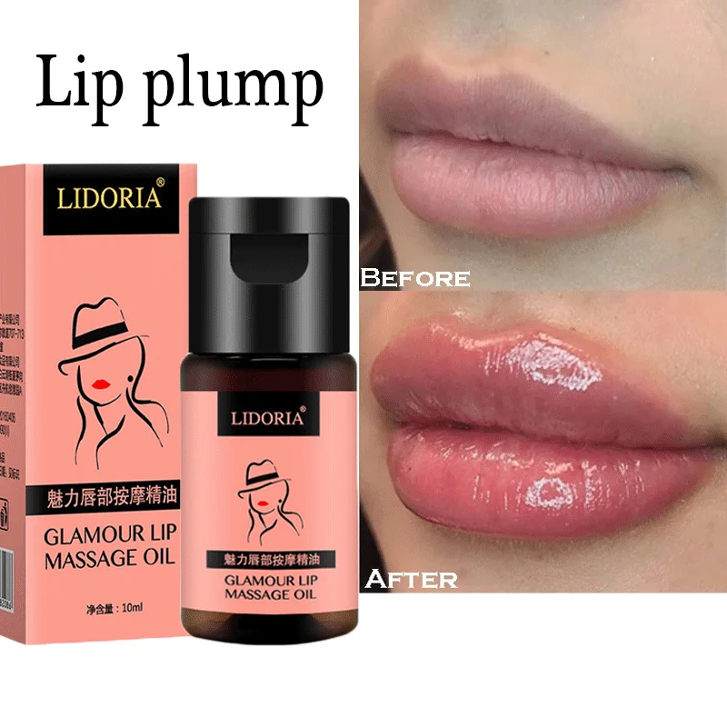 

Instant Volumising Lips Serum Repairing Reduce Lip Fine Lines Long Lasting Moisturizer Care Lip Oil Sexy Plump Serum 10ml