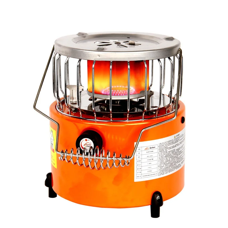 Portable 2 In 1 Camping Stove Gas Heater Outdoor Warmer Propane Butane Tent Heater Cooking System