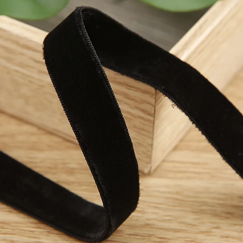 Двусторонняя флокирующая лента с бантом-бабочкой аксессуар для волос материал