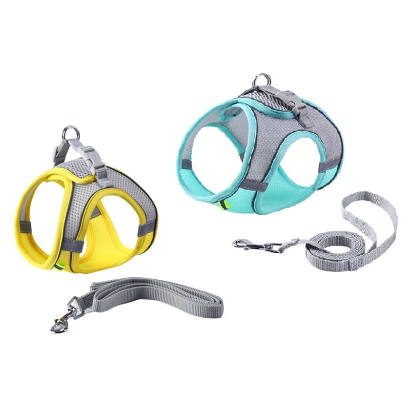 Поводок-жилет для маленьких собак регулируемый поводок щенков прогулок на