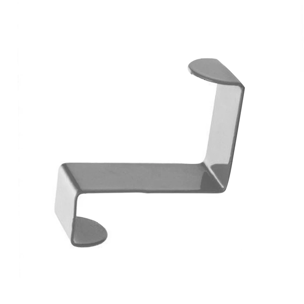 

2pcs Over Door Hooks Multifunctional Cabinet Z-shaped Hanger Clasp Nail-Free Self-Adhesion Clothes Hangers Rack