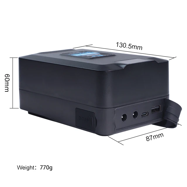 Литий-ионный аккумулятор 10000 мАч 14 8 в сертифицированный CE 148 Вт V-образный замок