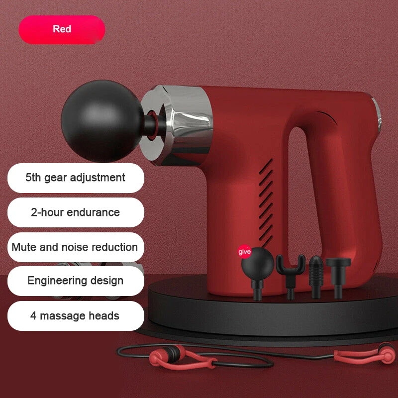 

Mini Muscle Massage Gun Massage Pistol For Neck Body Deep Tissue Percussion Relaxation Slim Shaping Gun for Pain Relief