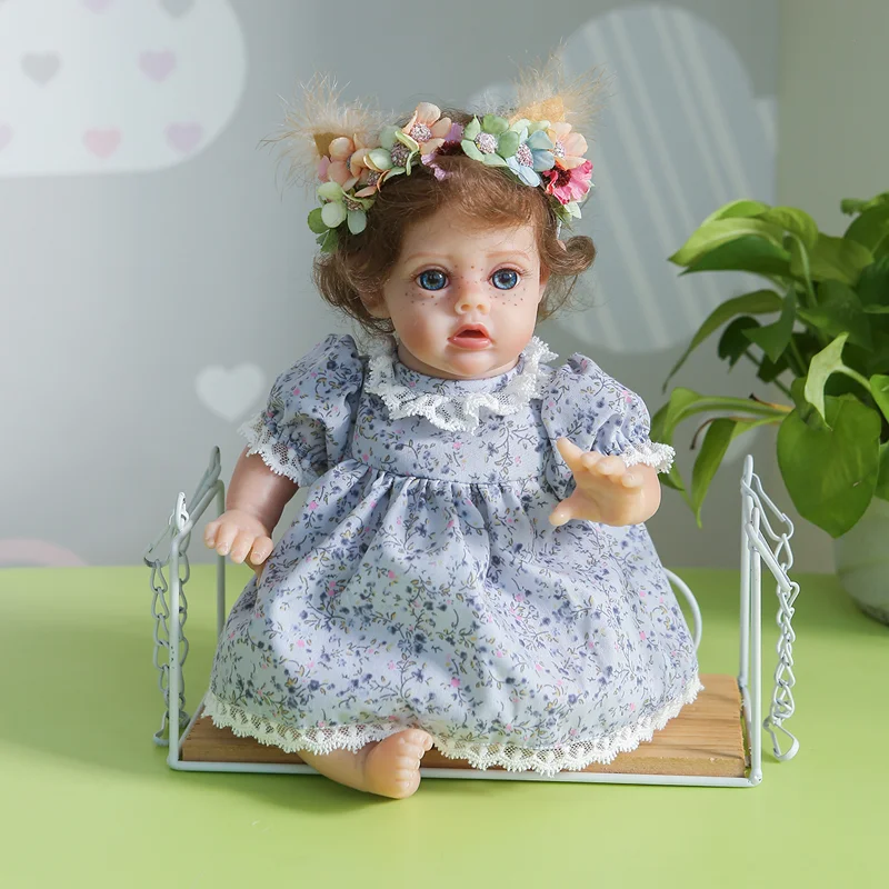 

14-дюймовая уже окрашенная готовая и 12-дюймовая НЕОБРАБОТАННАЯ кукла-реборн Реалистичная мини-кукла с видимыми венами