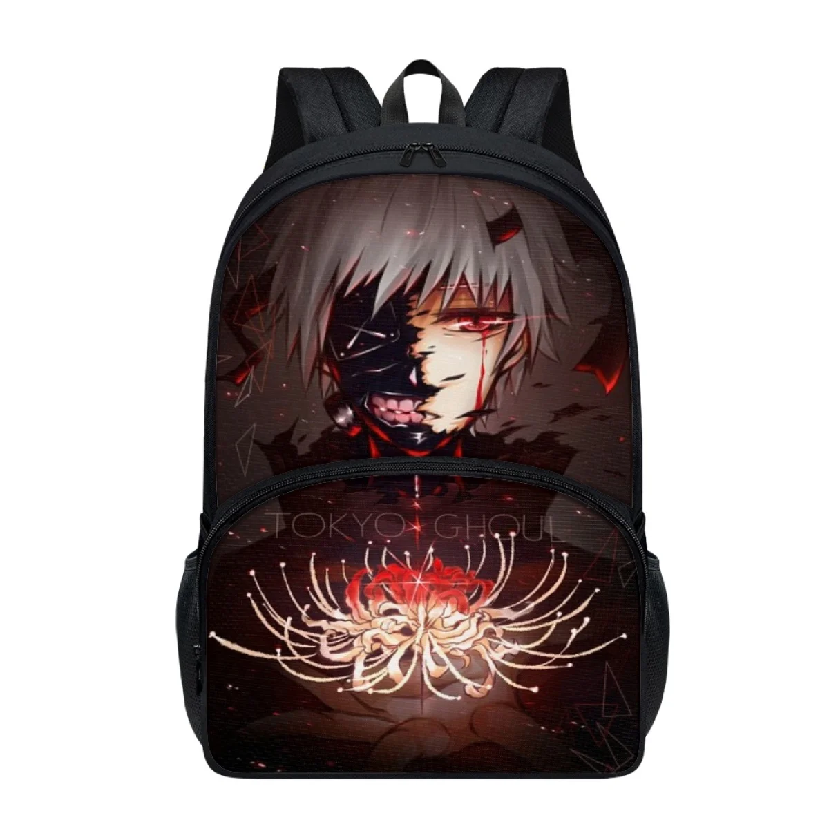 FORUDESIGNS Fashion Tokyo Ghoul Anime Design Backpacks Students Multifunctional Storage Schoolbags Travel Camping Shopping