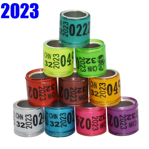 Кольца для ног голубей из 2023 алюминия и пластика, 50 шт - изображение