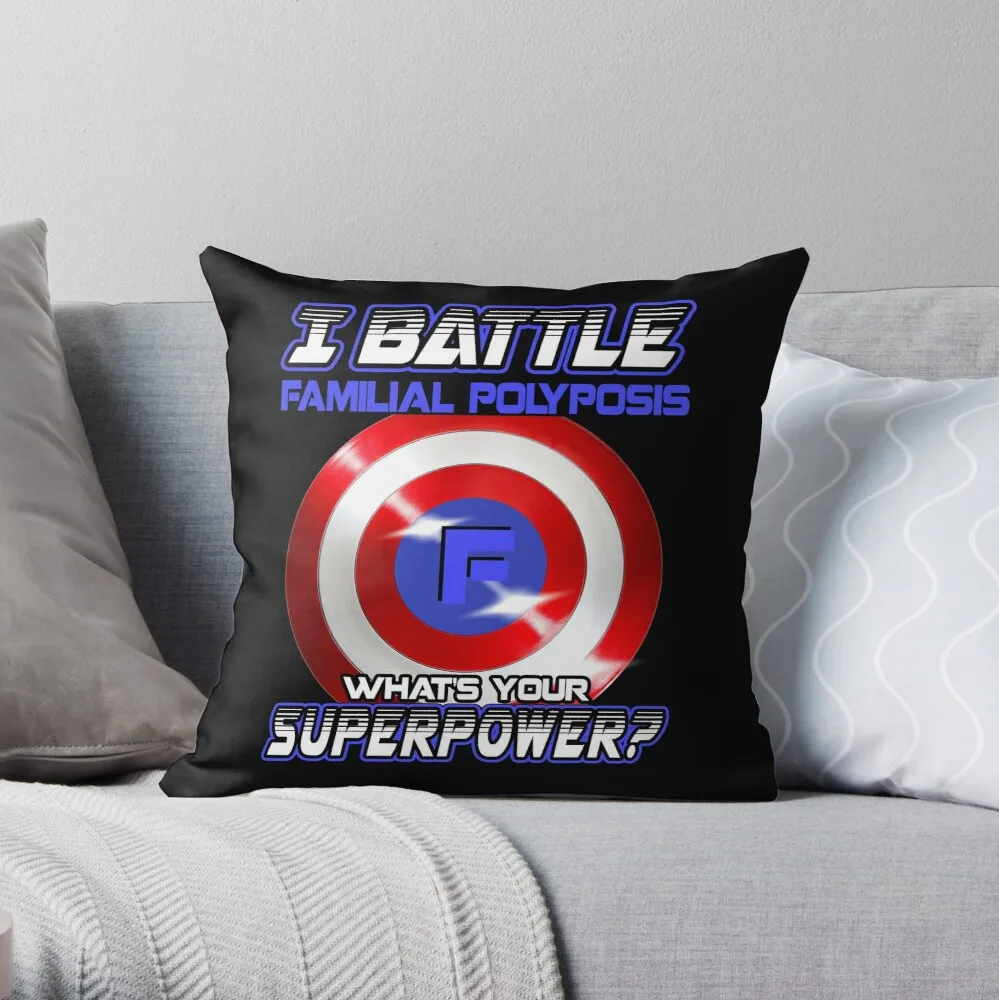 

I Battle Family Polyposis What's Your Superpower декоративная Декоративная Подушка на молнии, не входит в комплект