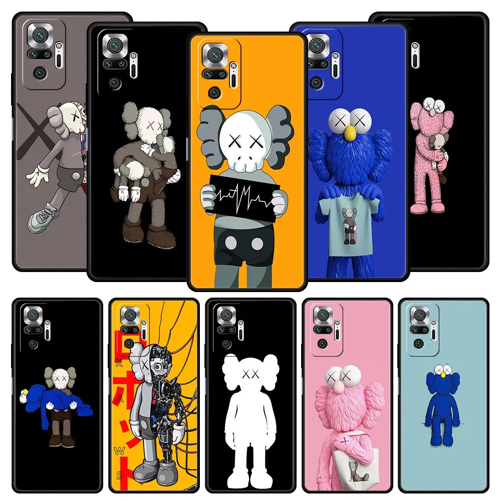 

Модный супер мультяшный чехол с медведем для мальчиков для Xiaomi Redmi Note 10 11 9 8 Pro 10S 9S 7 8T 9T 9A 8A 9C K40 Gaming 11T