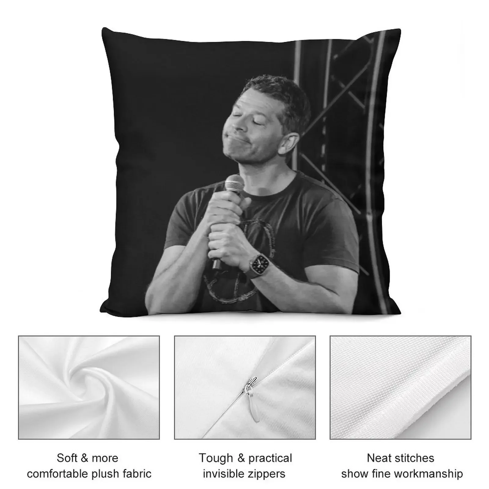 Декоративная подушка Misha Collins чехол для диванной подушки рождественские