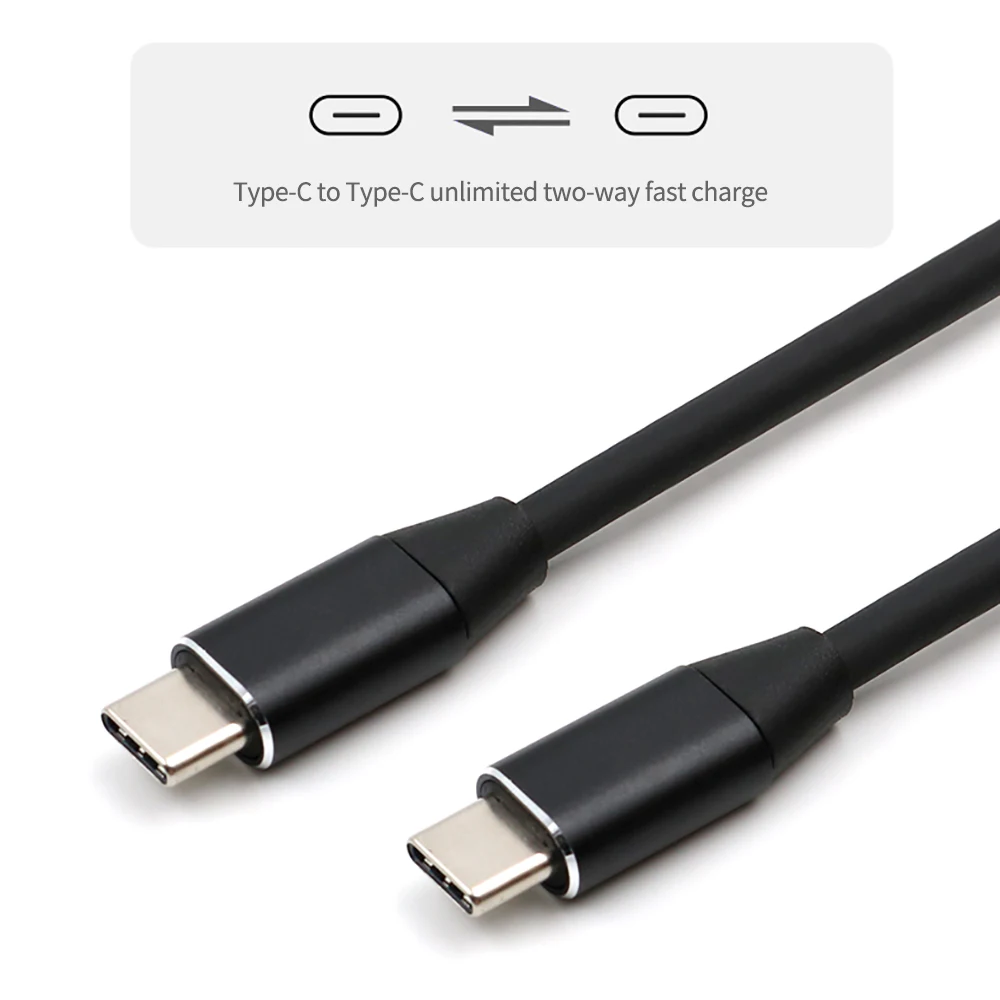 Фото USB-кабель PD 100 Вт USB C to Type C Кабель для быстрой зарядки для Xiaomi Samsung Huawei MacBook iPad 5A Шнур для мобильного телефона Тип USB-кабеля №5