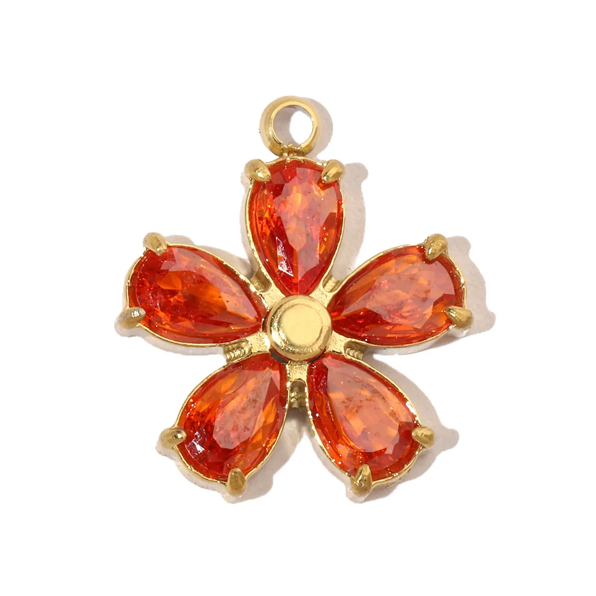 3 шт./лот кубический циркон сердце клевер нержавеющая сталь подвески сделай сам