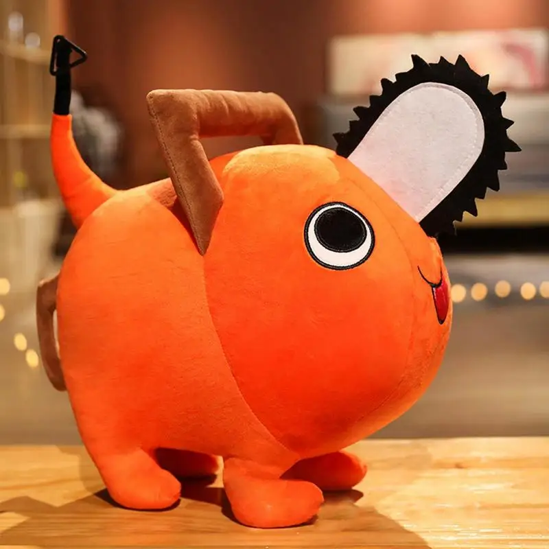 

10CM Chainsaw Figurine Plush Doll Anime Cosplay Pillows Toy Props Decorative Pillow Dolls for Children Adults Winter Warmer