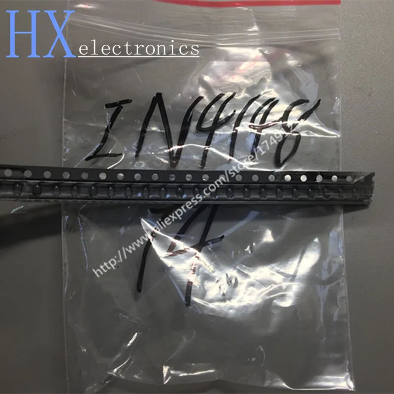 Бесплатная доставка 100 шт. распродажа Новинка 1N4148/1N4148WS/T4/1N4148W SMD 0805 SOD-323/IN4148 |