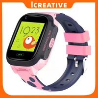icreative y95 kids smartwatch 4g gps wifi tracking volet video call ip67 waterproof sos voice chat a36e gift for kid
