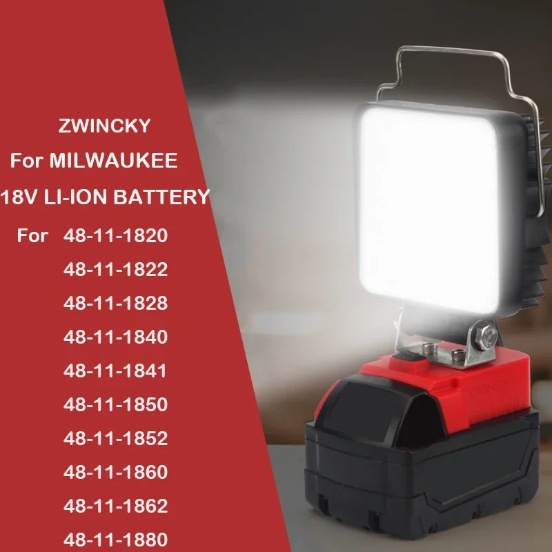 Автомобильные фонари для Milwaukee M и 18 18V фонарики с литий-ионной батареей