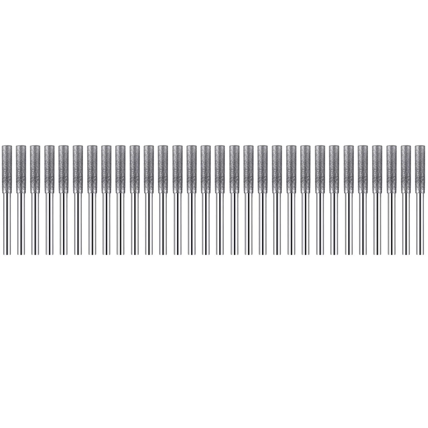 

20 шт. точилка для бензопилы, камень с алмазным покрытием, цилиндрические заусенцы, Полировочный шлифовальный инструмент, шлифовальные свер...