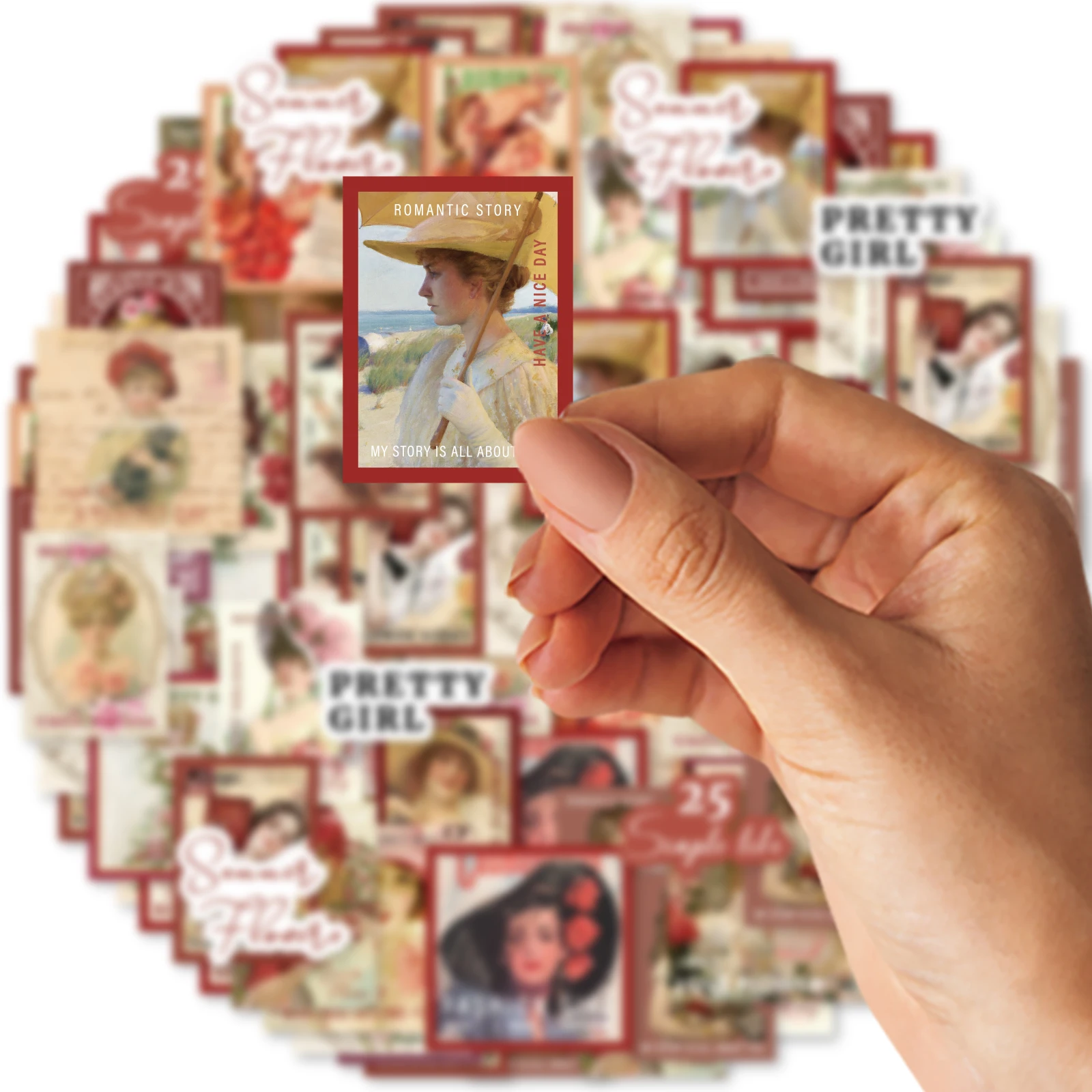 46 Шт. Классические Американские Наклейки С Граффити Для Девочек Чемоданом И