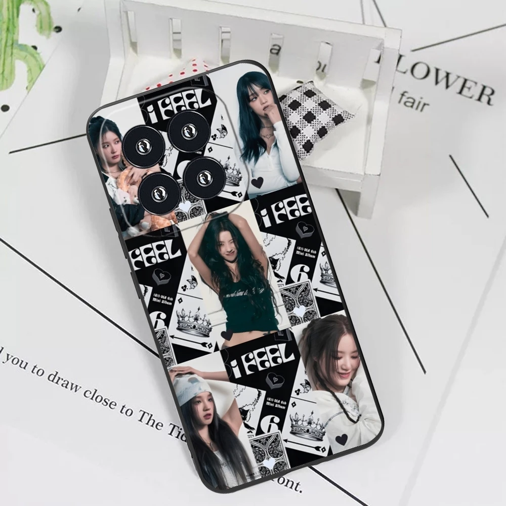 Чехол для мобильного телефона KPOP Gidle с рисунком Xiaomi 14 13 12 11 10 9 T Ultra Lite Pro S SE X 5G