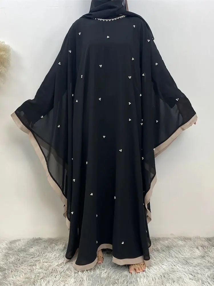Рамадан Eid Khimar комплекты для мусульман Hijab платье молитвенная одежда женщин Abaya