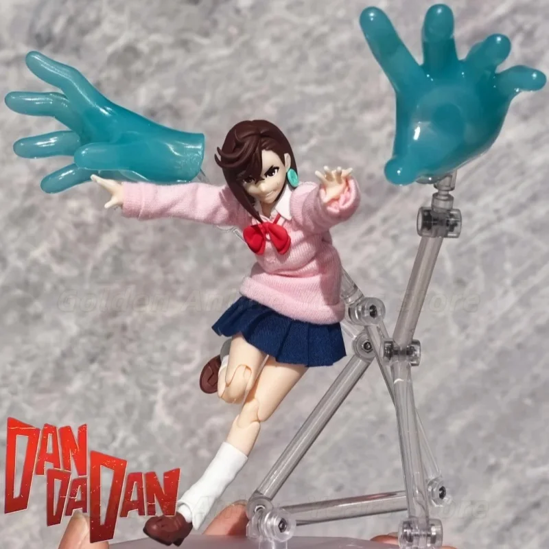Фото Коллекционная аниме-фигурка GSC Dan Da Dan Max Factory Figma Аясе Момо, 14 см, 1/12, подвижная кукла, украшение, подарок №3
