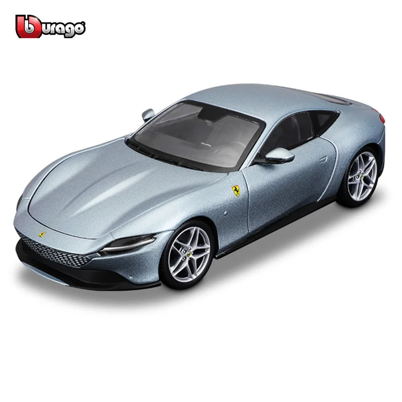 

Bburago, масштаб 1:24, новинка, роскошный автомобиль Ferrari ROMA из сплава, литые модели автомобилей, коллекционная игрушка, подарок